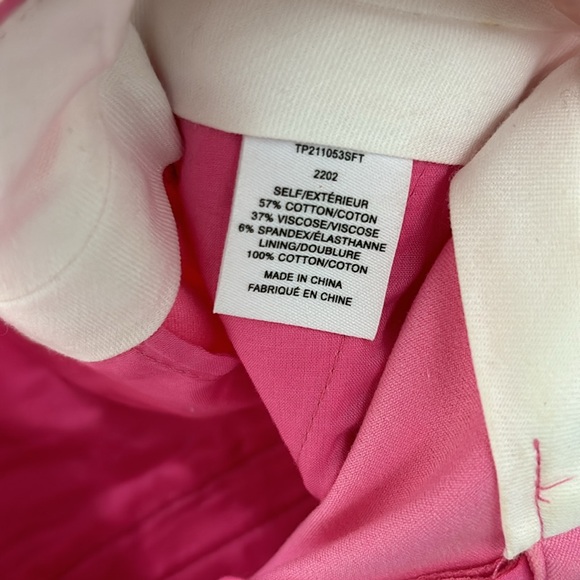 Derek Lam Crosby Camryn pink Ruched Pants 2 - Picture 7 of 7